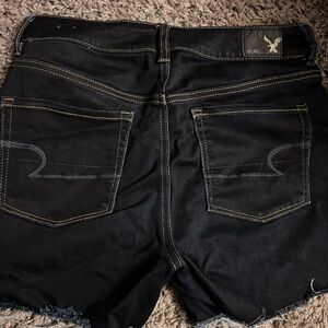 AE Dark Denim Jean Shorts